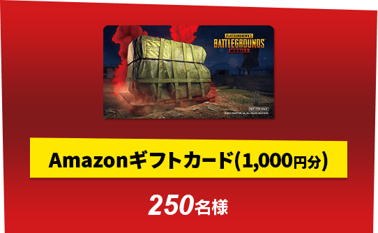 Amazonギフトカード(1,000円分) 250名様
